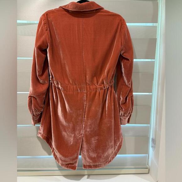 Cinq A Sept Mathieu Velvet Utility Jacket Size S - Picture 3 of 3